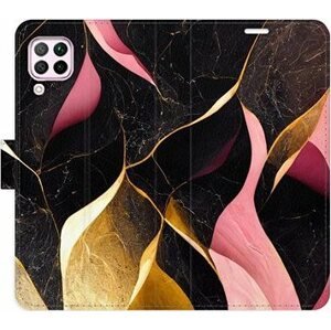 iSaprio flip pouzdro Gold Pink Marble 02 pro Huawei P40 Lite