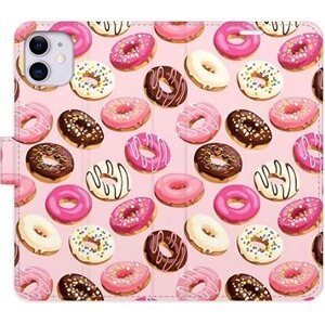 iSaprio flip pouzdro Donuts Pattern 03 pro iPhone 11