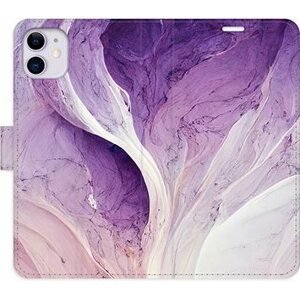 iSaprio flip pouzdro Purple Paint pro iPhone 11