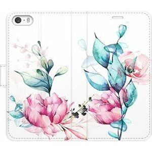iSaprio flip pouzdro Beautiful Flower pro iPhone 5/5S/SE