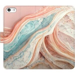 iSaprio flip puzdro Colour Marble pre iPhone 5/5S/SE
