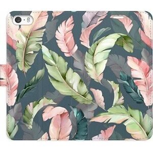 iSaprio flip pouzdro Flower Pattern 09 pro iPhone 5/5S/SE