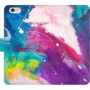 iSaprio flip pouzdro Abstract Paint 05 pro iPhone 6/6S