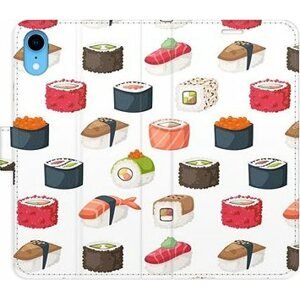 iSaprio flip pouzdro Sushi Pattern 02 pro iPhone XR