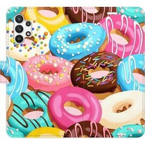 iSaprio flip pouzdro Donuts Pattern 02 pro Samsung Galaxy A32
