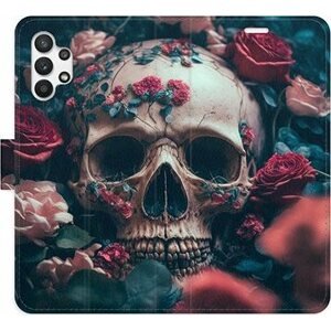 iSaprio flip puzdro Skull in Roses 02 na Samsung Galaxy A32