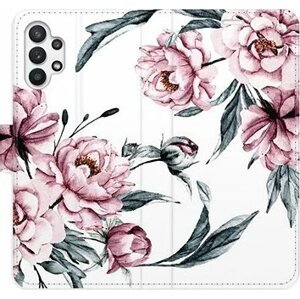 iSaprio flip puzdro Pink Flowers na Samsung Galaxy A32 5G
