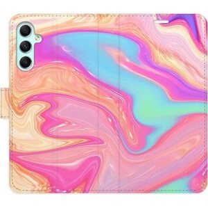 iSaprio flip puzdro Abstract Paint 07 pre Samsung Galaxy A34 5G