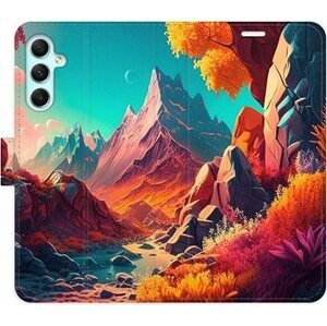 iSaprio flip puzdro Colorful Mountains na Samsung Galaxy A34 5G