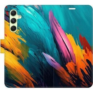 iSaprio flip puzdro Orange Paint 02 pre Samsung Galaxy A54 5G