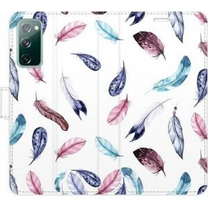 iSaprio flip puzdro Colorful Feathers pre Samsung Galaxy S20 FE