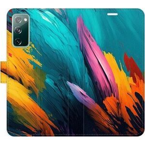 iSaprio flip puzdro Orange Paint 02 na Samsung Galaxy S20 FE
