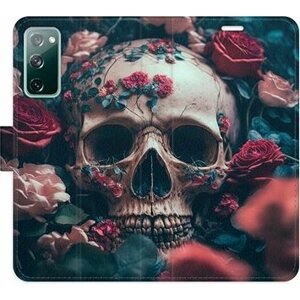 iSaprio flip puzdro Skull in Roses 02 pre Samsung Galaxy S20 FE