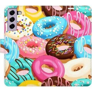 iSaprio flip puzdro Donuts Pattern 02 na Samsung Galaxy S21 FE 5G