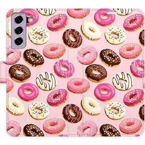 iSaprio flip puzdro Donuts Pattern 03 na Samsung Galaxy S21 FE 5G