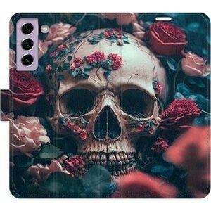 iSaprio flip puzdro Skull in Roses 02 na Samsung Galaxy S21 FE 5G