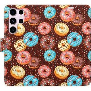 iSaprio flip pouzdro Donuts Pattern pro Samsung Galaxy S23 Ultra
