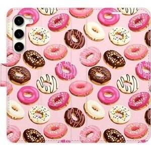 iSaprio flip pouzdro Donuts Pattern 03 pro Samsung Galaxy S23+ 5G