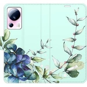 iSaprio flip puzdro Blue Flowers pre Xiaomi 13 Lite