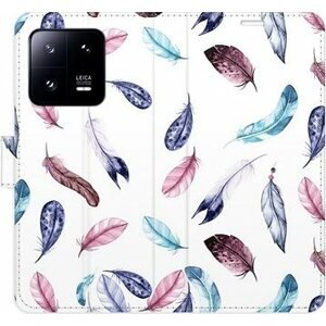 iSaprio flip puzdro Colorful Feathers pre Xiaomi 13 Pro
