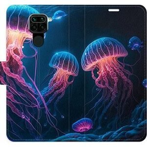 iSaprio flip pouzdro Jellyfish pro Xiaomi Redmi Note 9