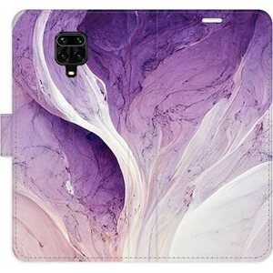 iSaprio flip pouzdro Purple Paint pro Xiaomi Redmi Note 9 Pro / Note 9S