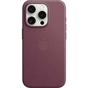 Apple iPhone 15 Pro Kryt z tkaniny FineWoven s MagSafe morušovo červený