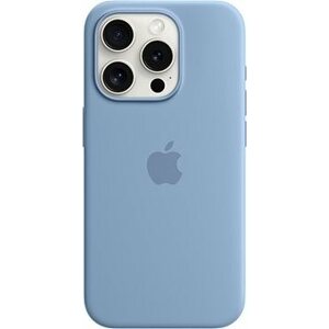 Apple iPhone 15 Pro Silikónový kryt s MagSafe ľadovo modrý