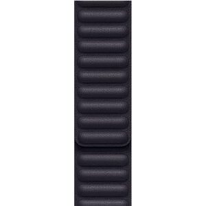 Apple Watch 41 mm atramentovo-fialový kožený ťah – M/L