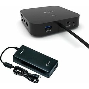 i-tec USB-C Dual Display Docking Station s Power Delivery 100 W + i-tec Universal Charger 112 W