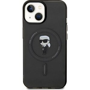 Karl Lagerfeld IML Ikonik MagSafe Zadný Kryt pre iPhone 15 Black