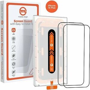 Mobile Origin Orange Screen Guard iPhone 15 Plus 2 ks s aplikátorom