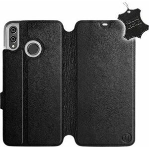 Flip pouzdro na mobil Honor 8X - Černé - kožené - Black Leather