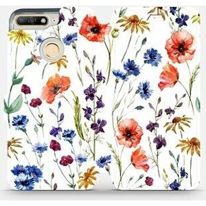 Flip puzdro na mobil Huawei Y6 Prime 2018 – MP04S Lúčne kvety