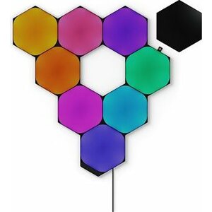Nanoleaf Shapes Black Hexagons Starter Kit 9PK