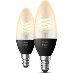 Philips Hue White 4,5 W 550 Filament sviečka E14 2 ks
