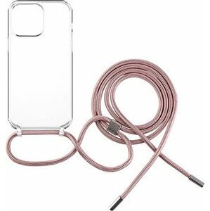FIXED Pure Neck s ružovou šnúrkou na krk pre Apple iPhone 13 Pro