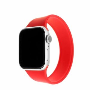 FIXED Elastic Silicone Strap pre Apple Watch 38/40/41mm veľkosť S červený