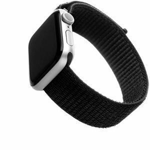 FIXED Nylon Strap pre Apple Watch 38/40/41mm čierny