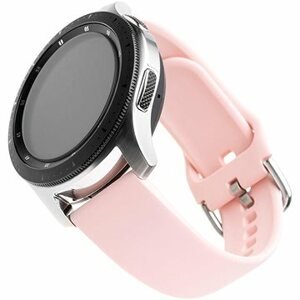 FIXED Silicone Strap Universal pre smartwatch so šírkou 20 mm ružový