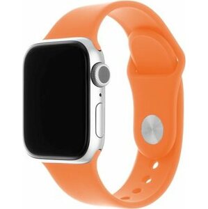 FIXED Silicone Strap SET pre Apple Watch 42/44/45/Ultra 49mm oranžový