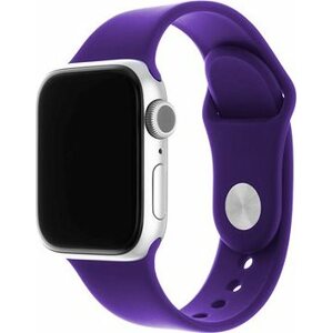 FIXED Silicone Strap SET pre Apple Watch 38/40/41mm tmavo fialový