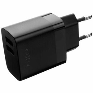 FIXED Smart Rapid Charge s 2× USB výstupom 17 W čierna