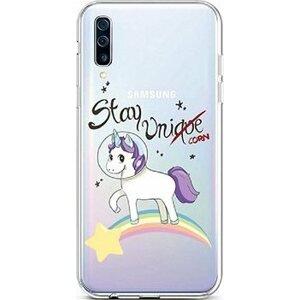 TopQ Samsung A50 silikón Stay Unicorn 41792