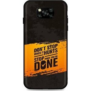 TopQ Xiaomi Poco X3 silikón Don´t Stop 60879