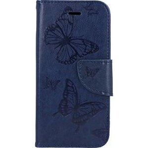 TopQ iPhone SE 2020 knižkové Butterfly modré tmavé 62459