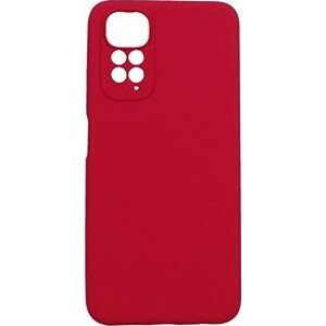 TopQ Kryt Essential Xiaomi Redmi Note 11 malinovo červený 85547