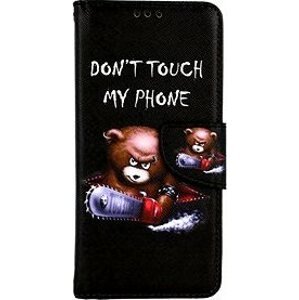 TopQ Puzdro Samsung A53 5G knižkové Don´t Touch medvedík 73519