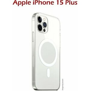 Swissten Clear Jelly MagStick na Apple iPhone 15 Plus/ transparentný
