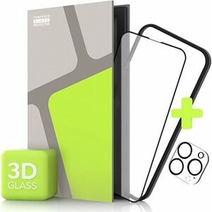 Tempered Glass Protector na iPhone 14 Pro Max, 3D Glass + sklo na kameru (Case Friendly)